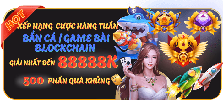 Hình ảnh trò chơi bắn cá và máy đánh bạc (slot game) đầy màu sắc.