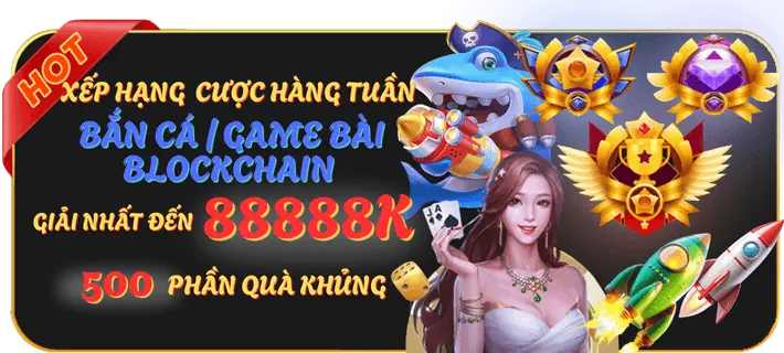 Hình ảnh trò chơi bắn cá và máy đánh bạc (slot game) đầy màu sắc.